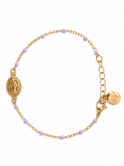 Adult Sized Miraculous Medal Bracelet - Gift Boxed