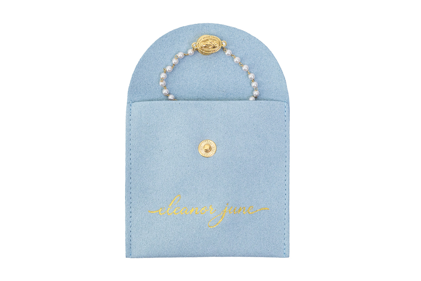 Miraculous Medal Gold Plated Bracelet